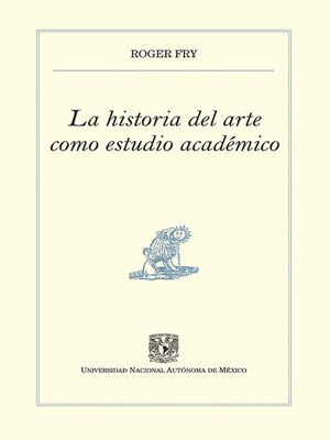 cover image of La historia del arte como estudio académico